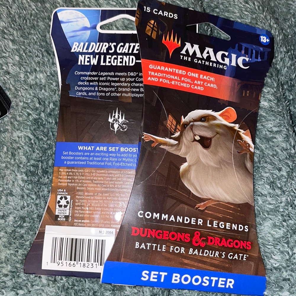 MAGIC THE GATHERING COMMANDER LEGENDS DUNGEONS&DRAGONS. BATTLE FOR BALDUR’S GATE
